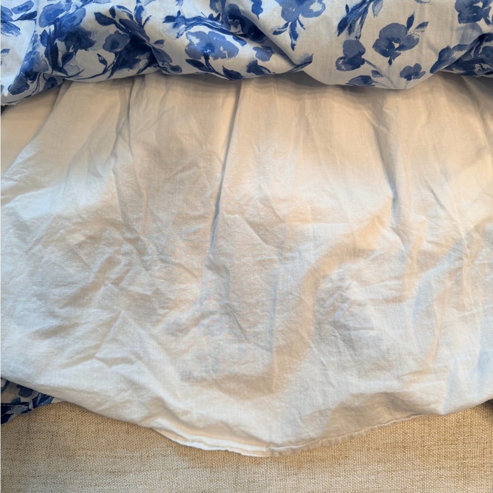 Abercrombie & Fitch Blue and White Floral Mini Dress - Picture 11 of 14